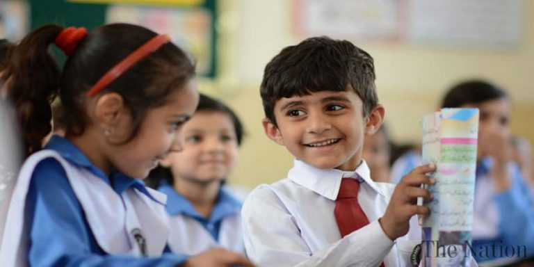 Kids in a School before covid-19