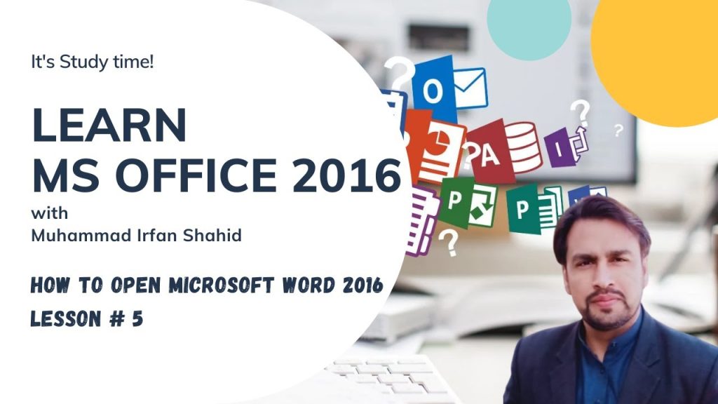 How to Open Microsoft Word 2016