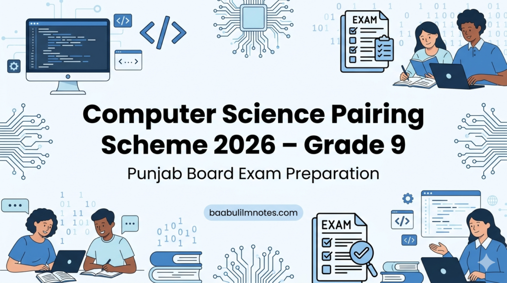 9th Class Pairing Scheme